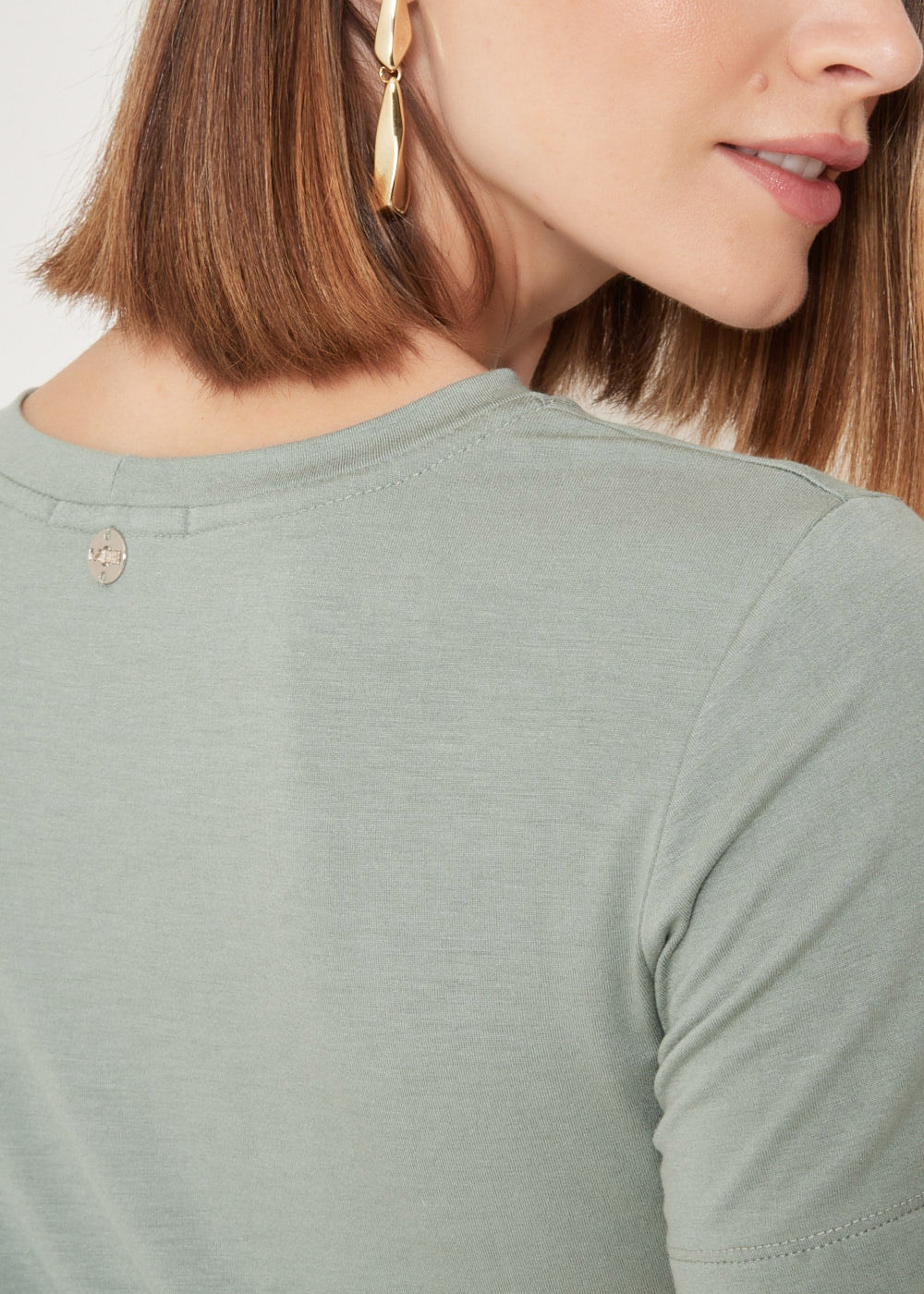 67.10.3302SLV T-SHIRT BÁSICA MALHA GOLA CARECA