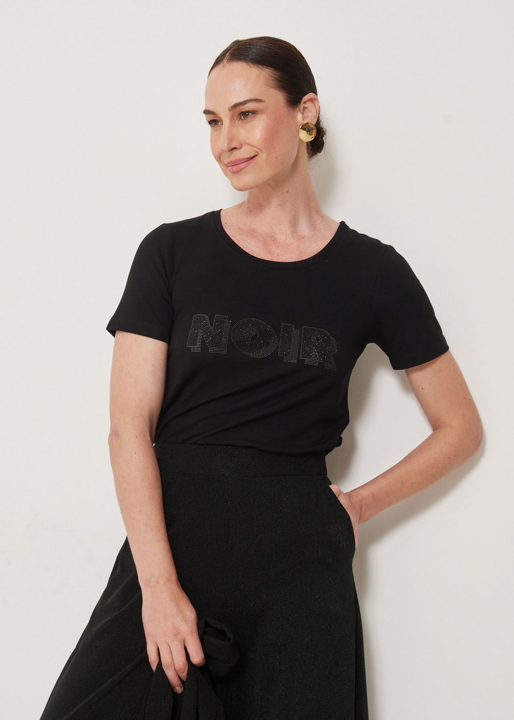 67.43.3307PTO T-SHIRT MALHA NOIR