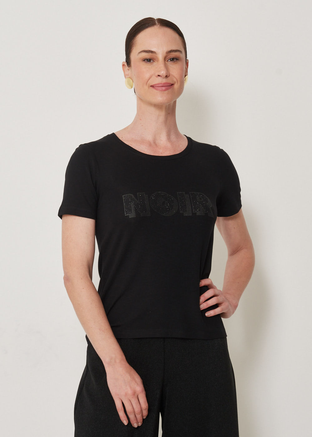 67.43.3307PTO T-SHIRT MALHA NOIR
