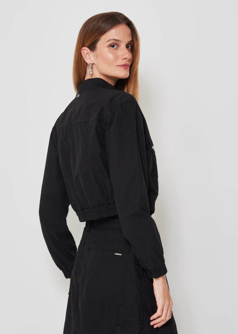 11.40.3305PTO JAQUETA SARJA BOLSO UTILITÁRIO