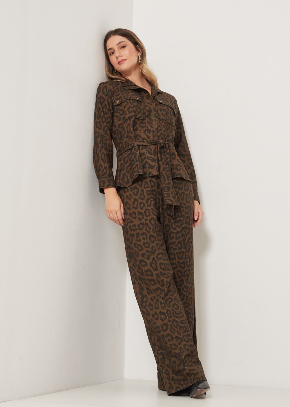 52.23.3305EST CALÇA PANTALONA ESTAMPA WILD SKIN