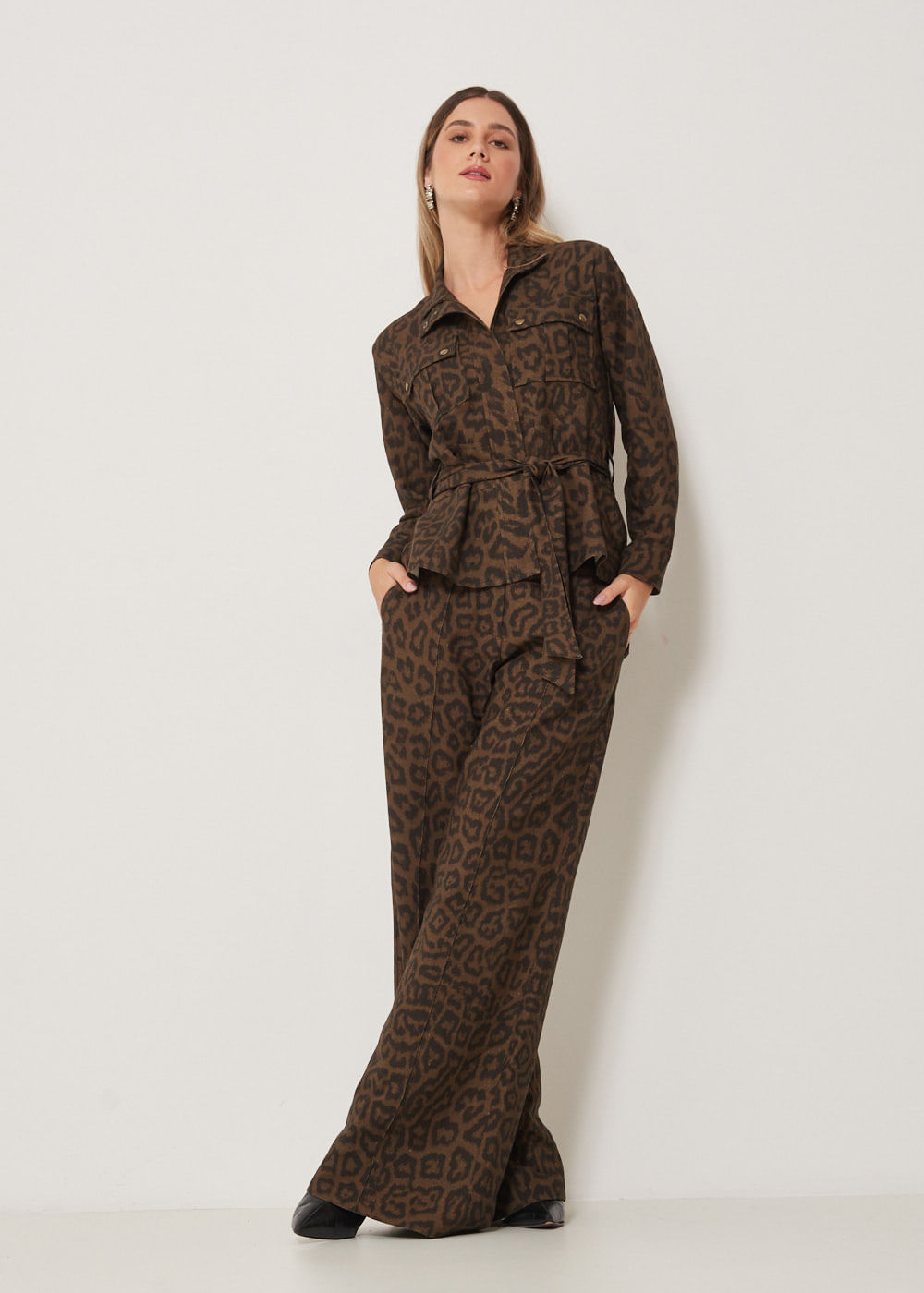 52.23.3305EST CALÇA PANTALONA ESTAMPA WILD SKIN