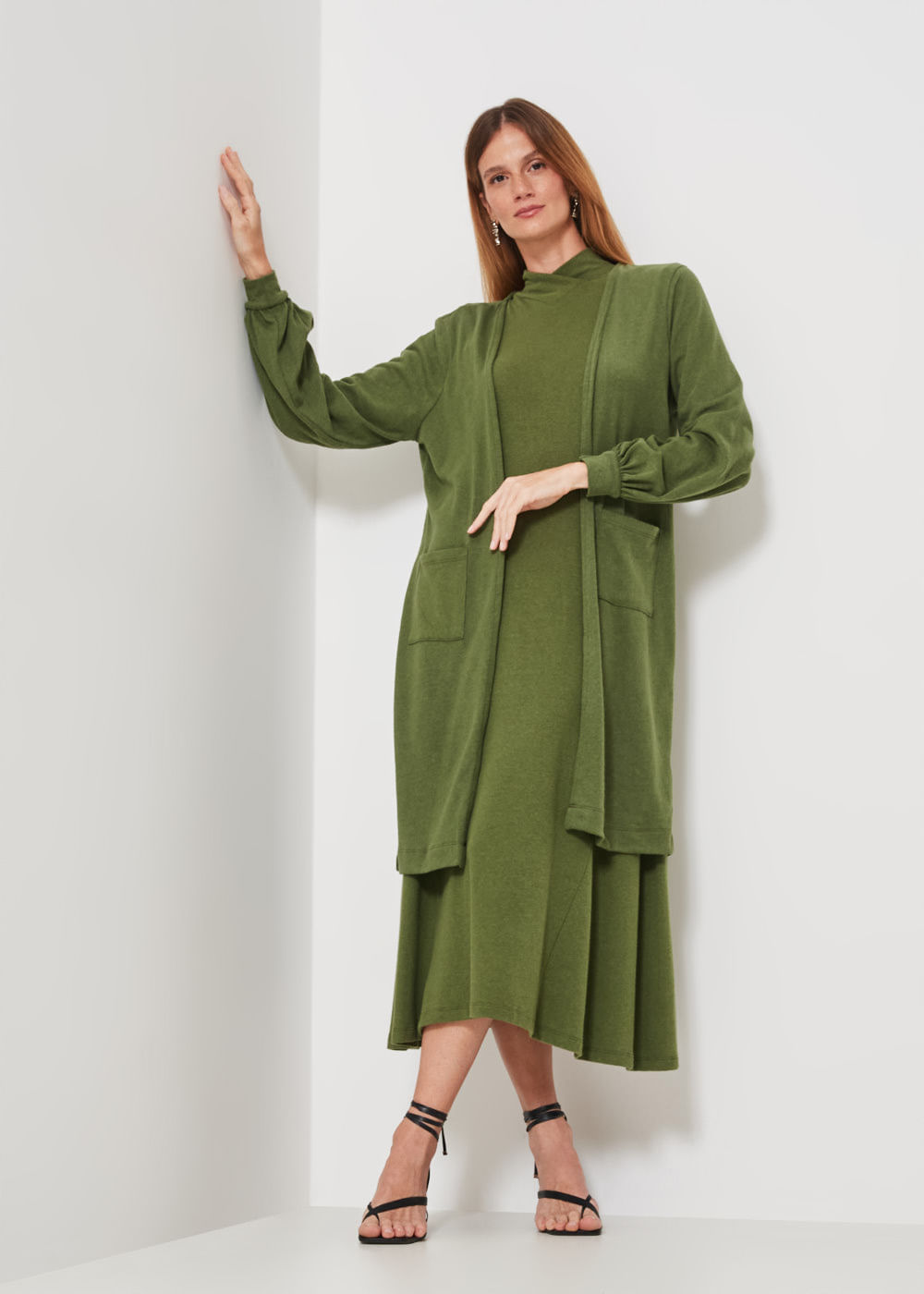 61.30.3303MSG CARDIGAN MALHA COM BOLSOS