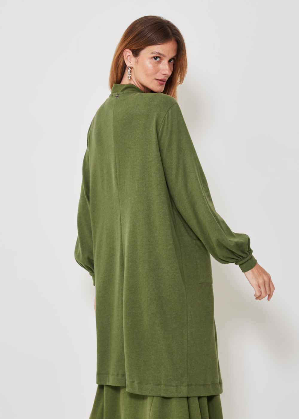 61.30.3303MSG CARDIGAN MALHA COM BOLSOS