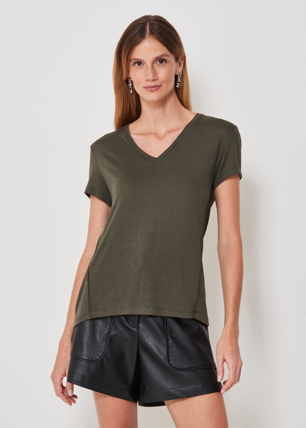 67.10.3303MSG BLUSA MANGA CURTA DECOTE V