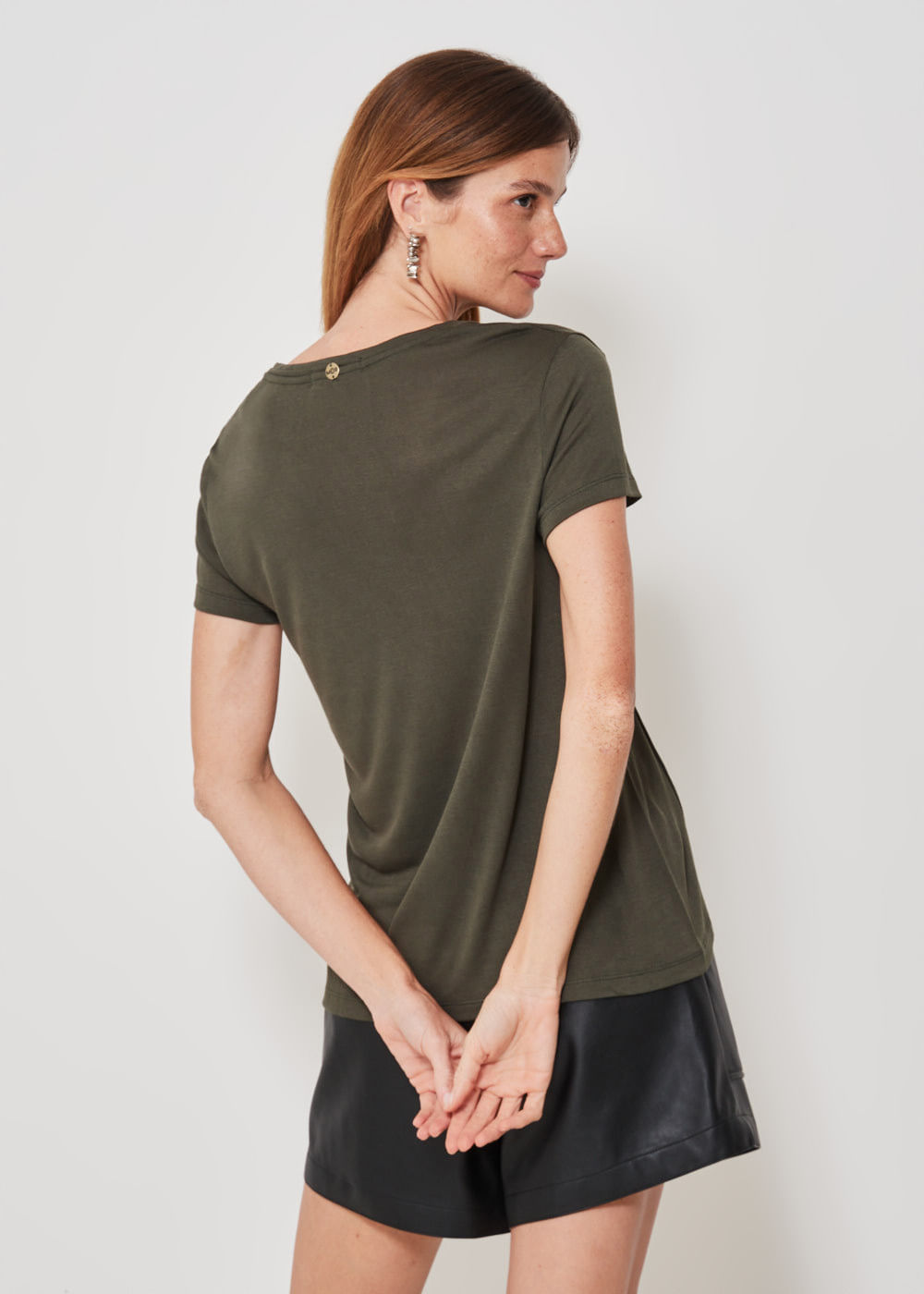 67.10.3303MSG BLUSA MANGA CURTA DECOTE V
