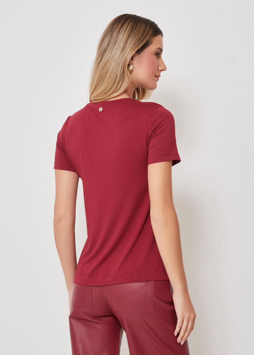 67.10.3302VIN T-SHIRT BÁSICA MALHA GOLA CARECA