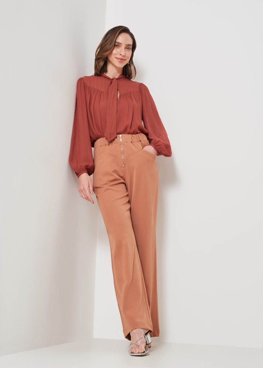 52.10.3302CVO CALÇA PANTALONA ZÍPER FRENTE