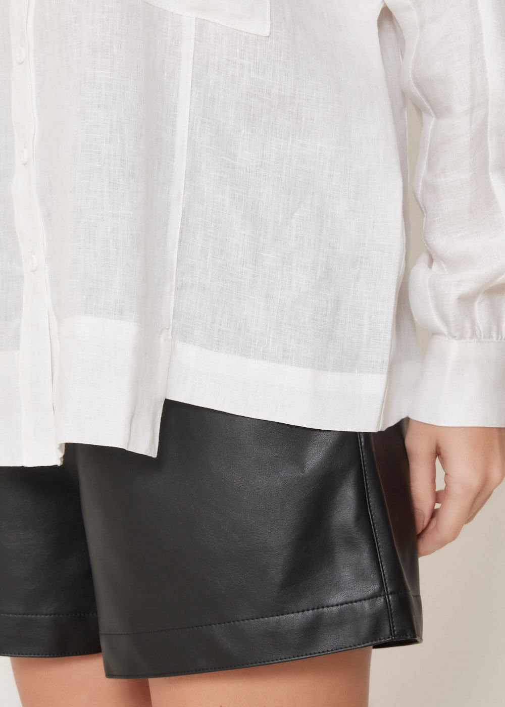 55.40.3315OFW CAMISA LINHO M/L BOLSO OVERSIZE - HIGHLINE