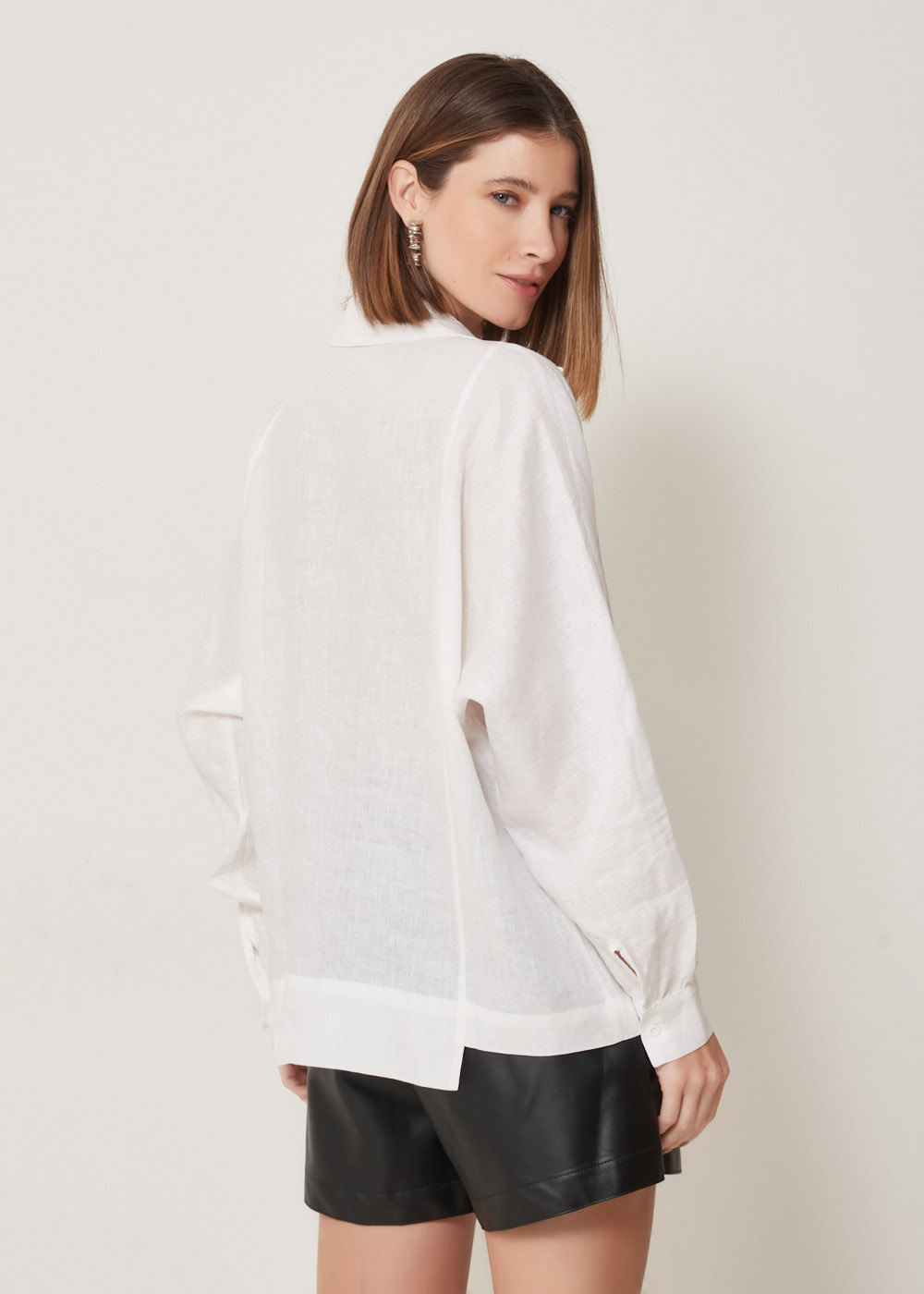 55.40.3315OFW CAMISA LINHO M/L BOLSO OVERSIZE - HIGHLINE