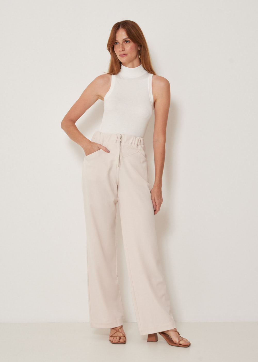 52.10.3302MRF CALÇA PANTALONA ZÍPER FRENTE
