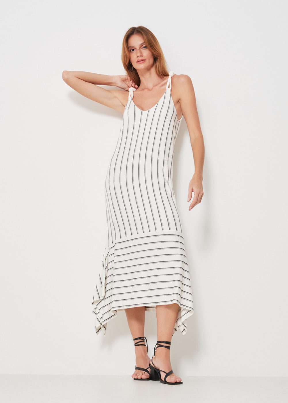 63.11.3402LIS VESTIDO MIDI  MALHA LISTRADO