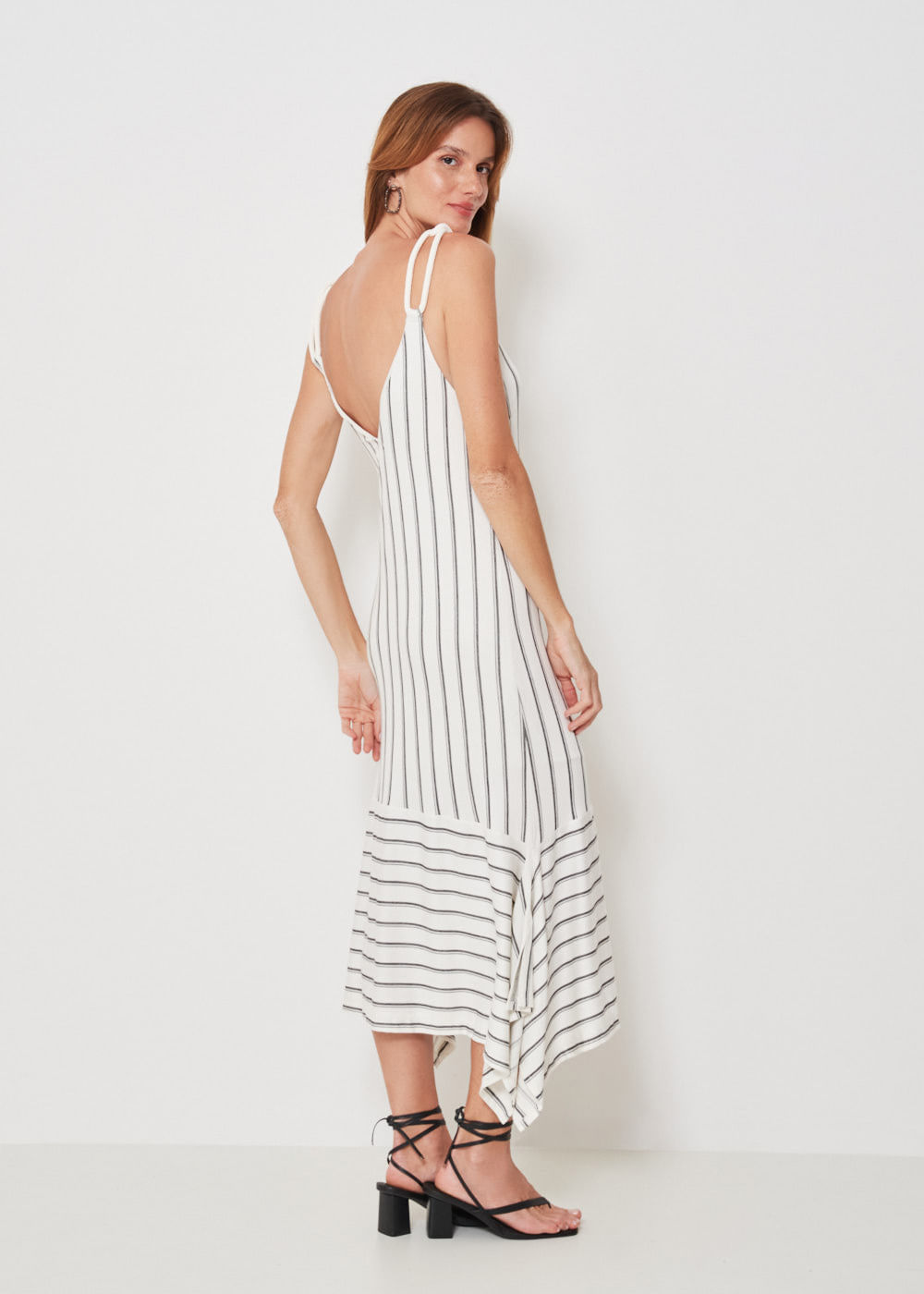 63.11.3402LIS VESTIDO MIDI  MALHA LISTRADO