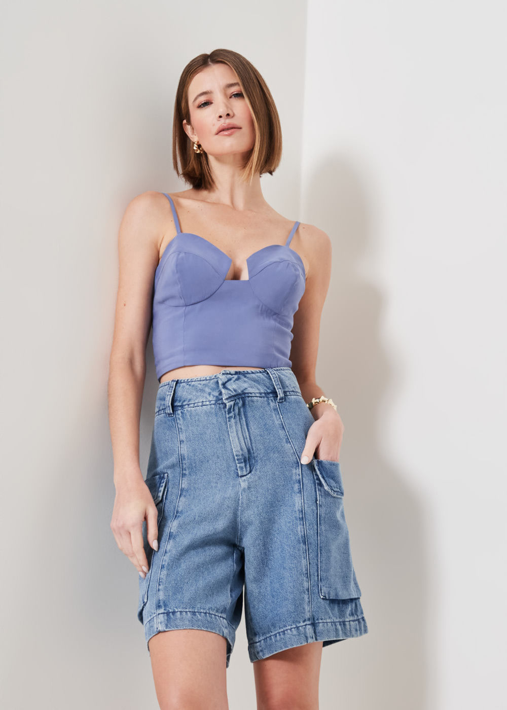 12.50.3401DES BERMUDA JEANS CARGO