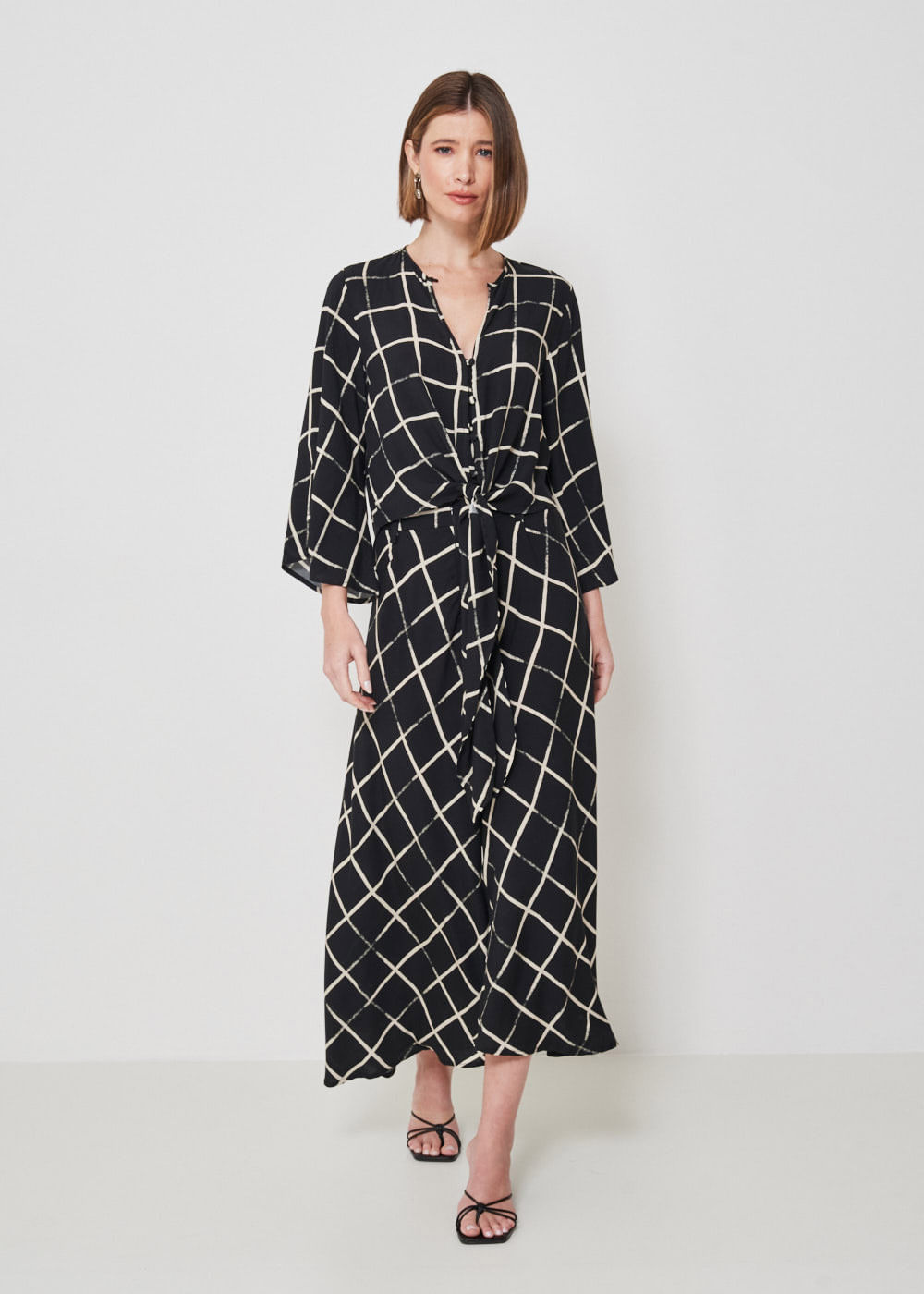 52.23.3401EST CALÇA PANTACOURT ESTAMPA ABSTRACT SQUARE