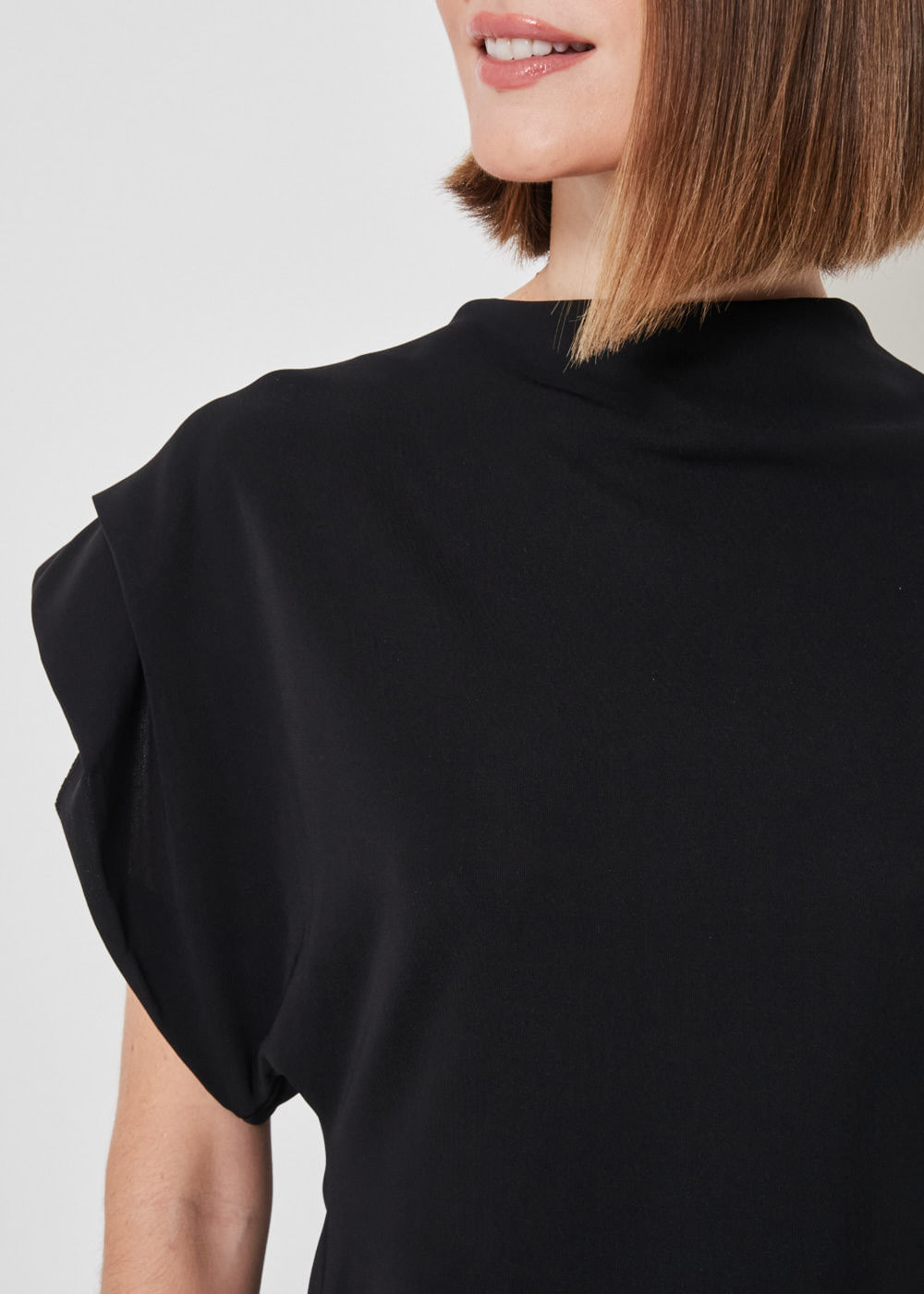 67.40.3406PTO BLUSA M/C MALHA COM OMBREIRAS HIGHLINE