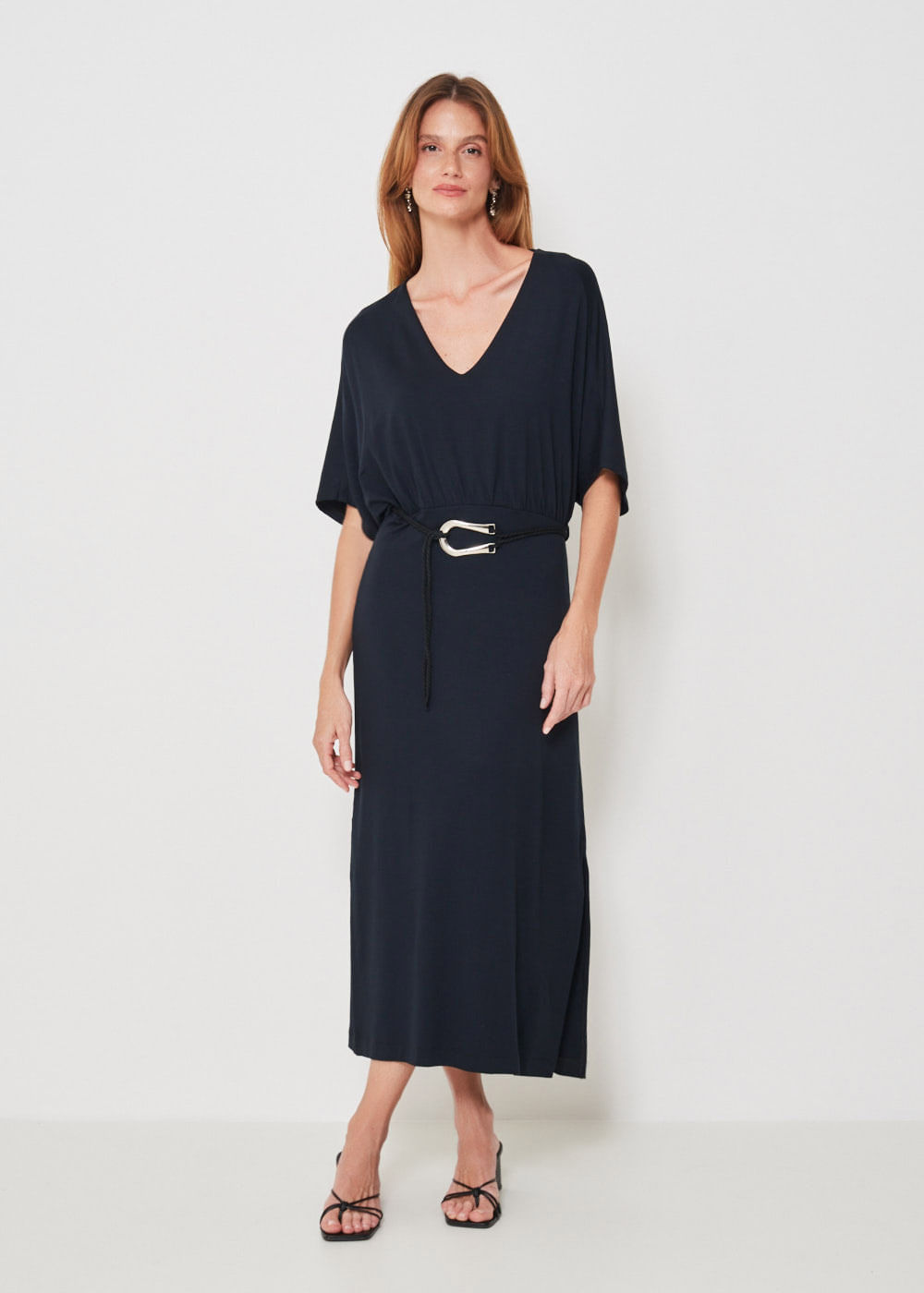 63.12.3401PTO VESTIDO MIDI MALHA COM CINTO