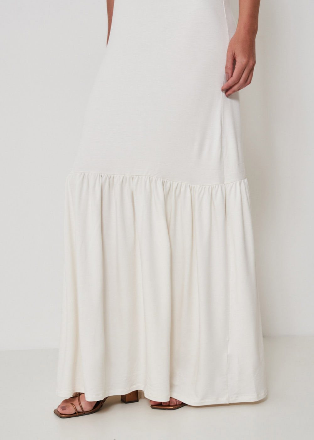 63.40.3401OFW VESTIDO LONGO MALHA COM RIBANA