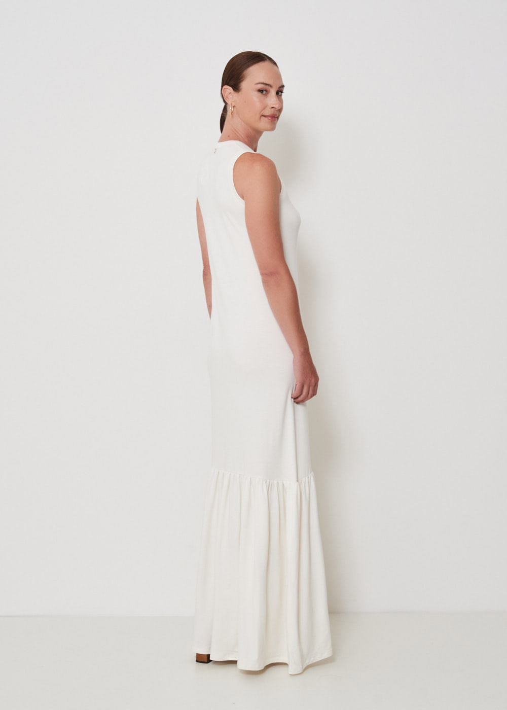 63.40.3401OFW VESTIDO LONGO MALHA COM RIBANA