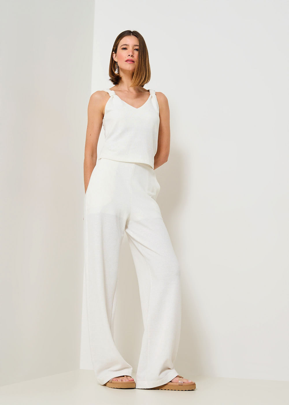 62.30.3401OFW CALÇA PANTALONA MALHA COM BOLSOS