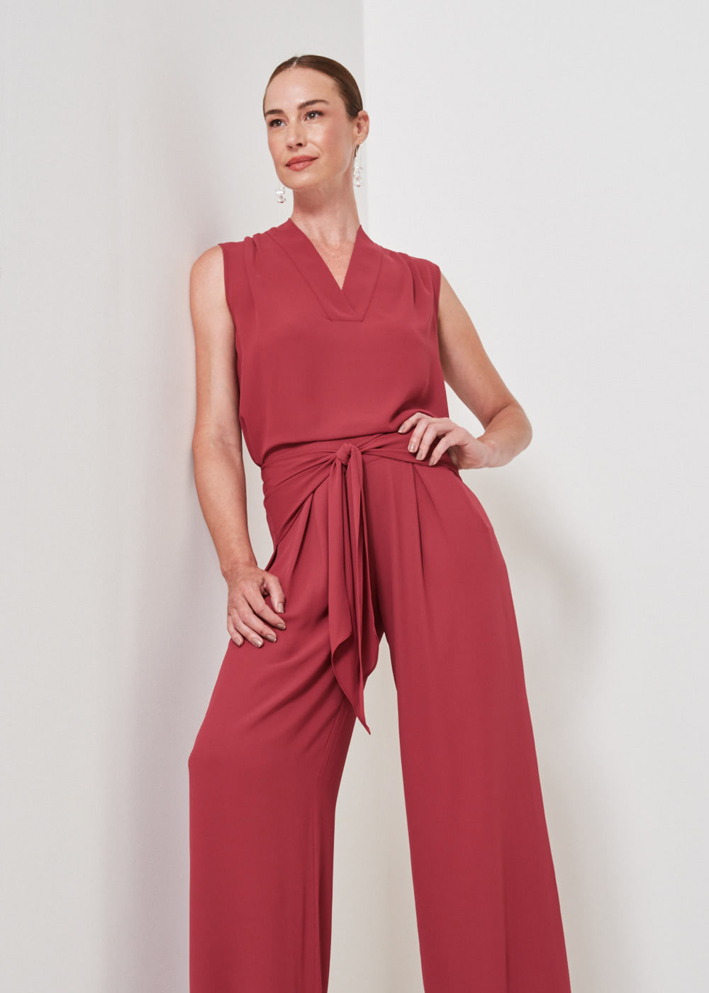 52.10.3410VIN CALÇA PANTALONA CHIFFON FAIXA