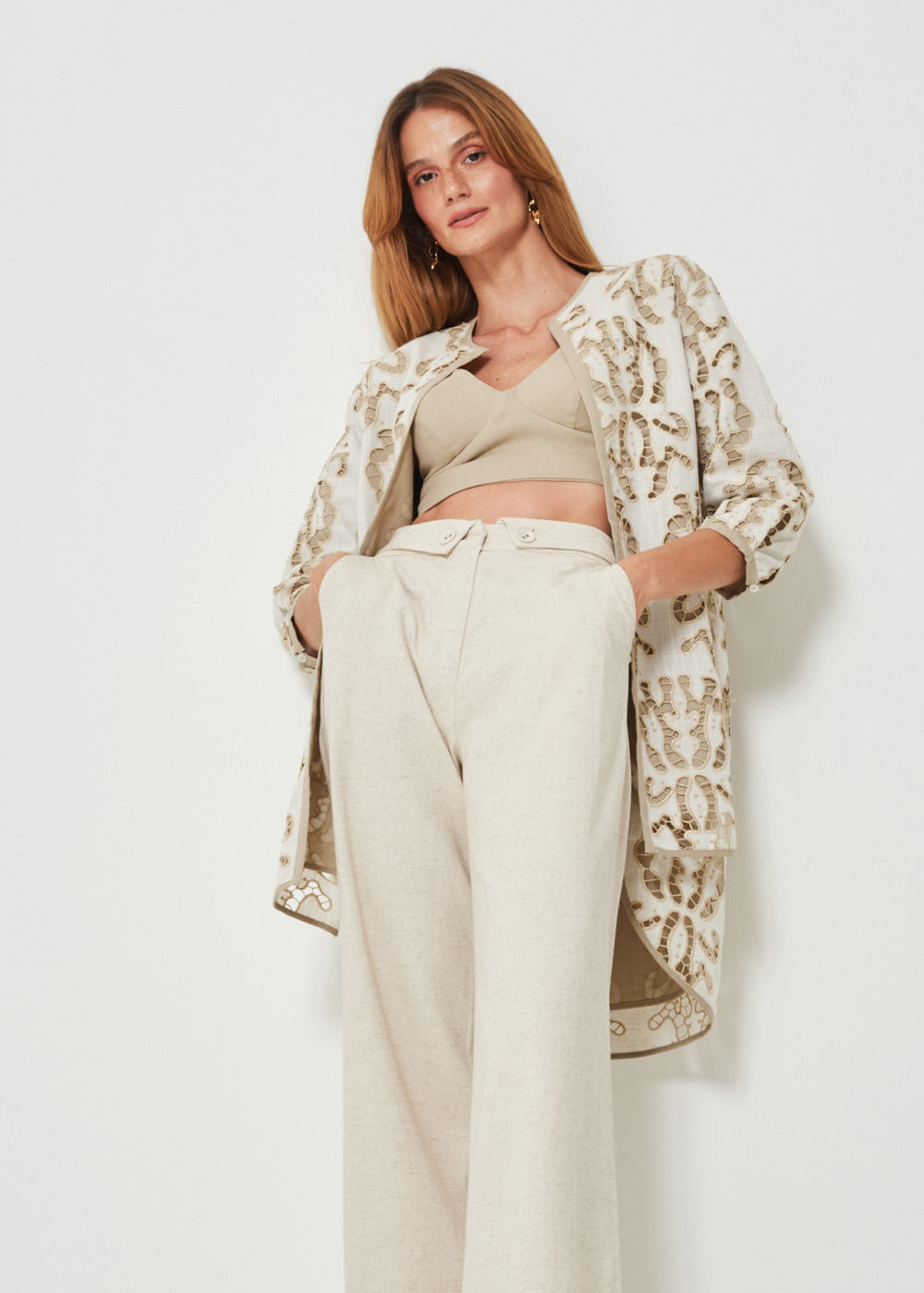 52.10.3416ARE CALÇA PANTALONA CÓS VIRADO