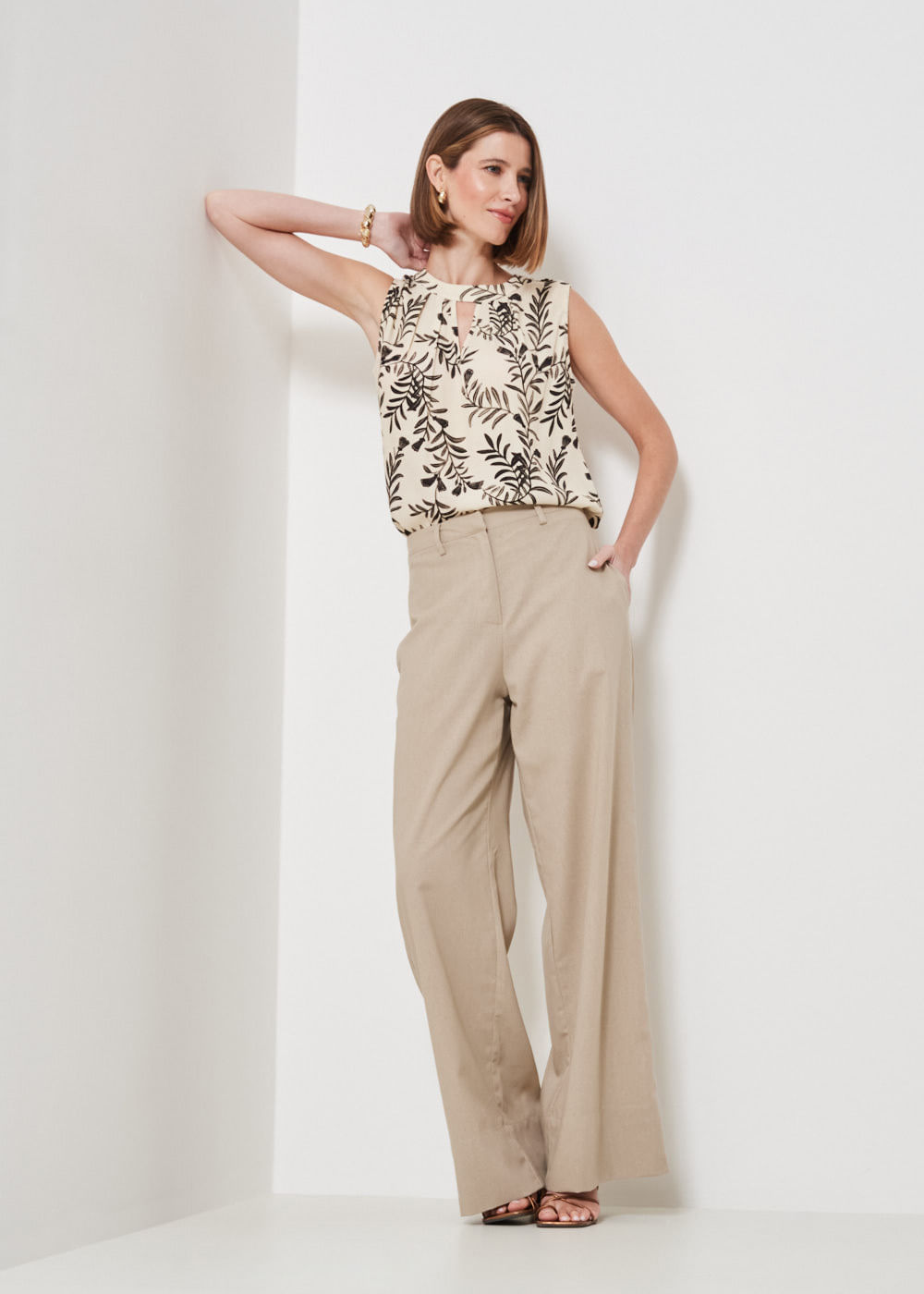 52.10.3418CML CALÇA PANTALONA DE LINHO