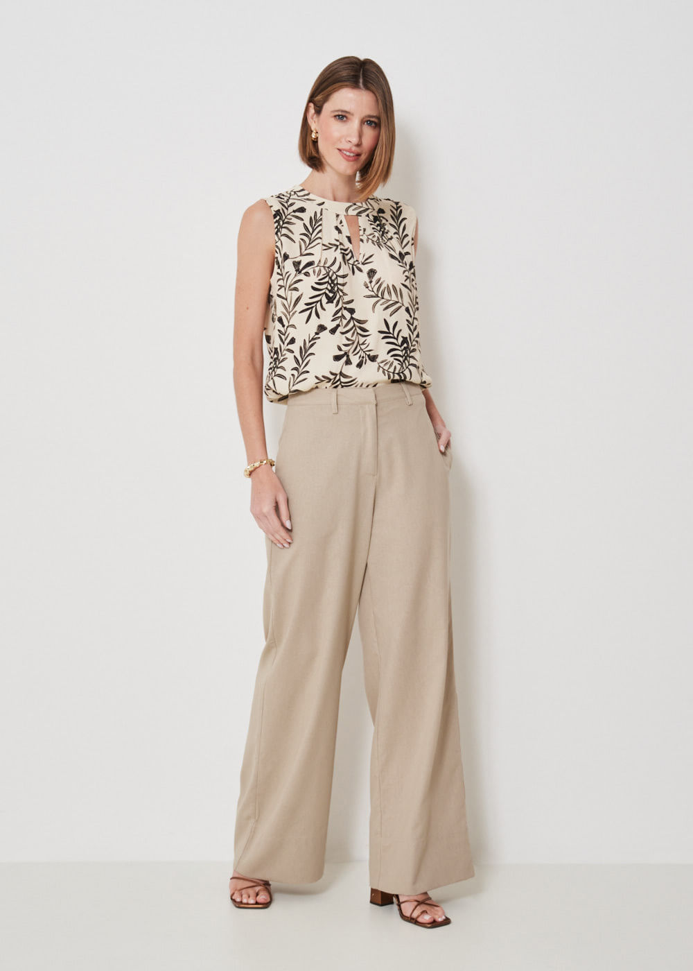 52.10.3418CML CALÇA PANTALONA DE LINHO