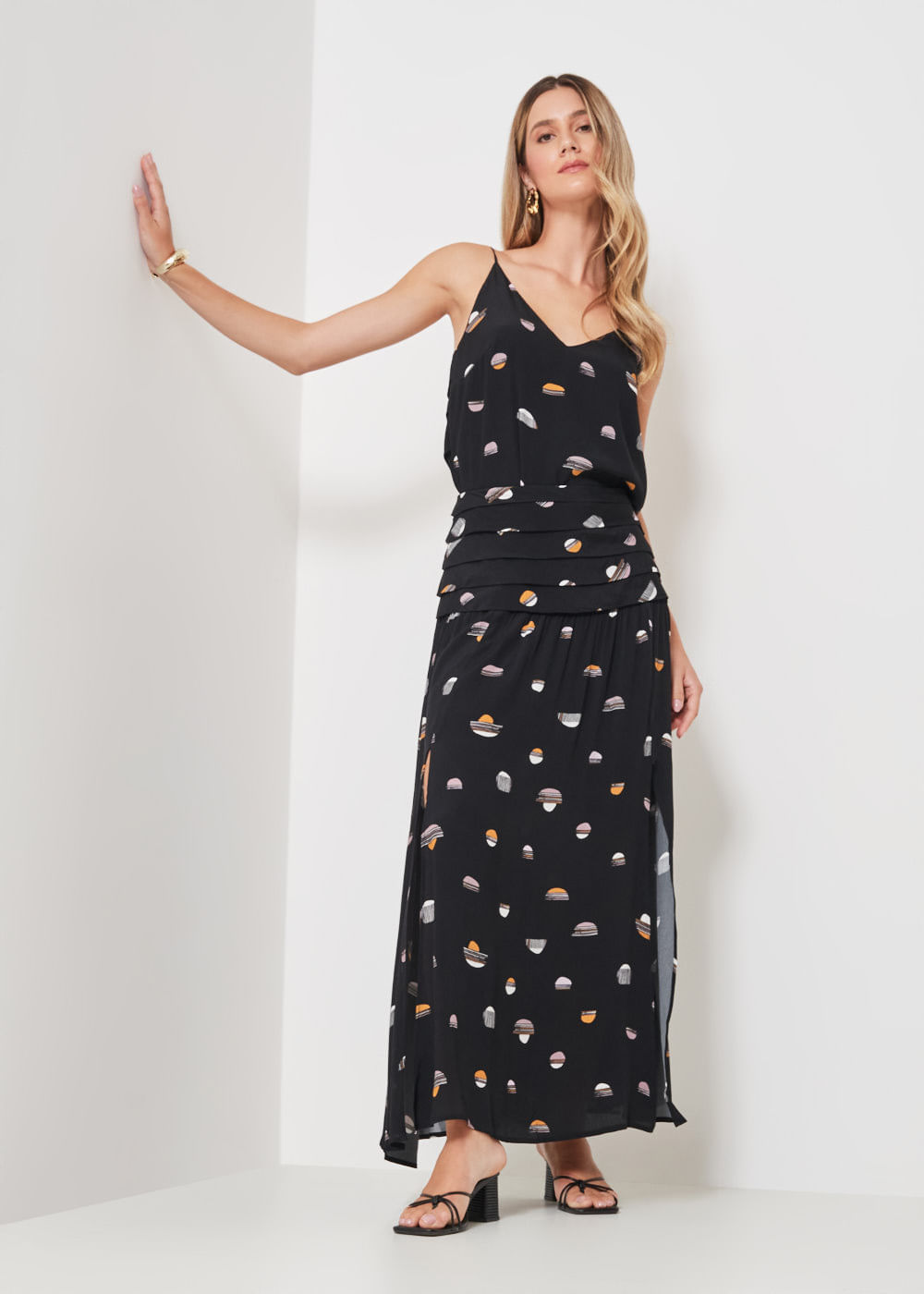 54.40.3407EST SAIA LONGUETE ESTAMPA NIGHT DOTS