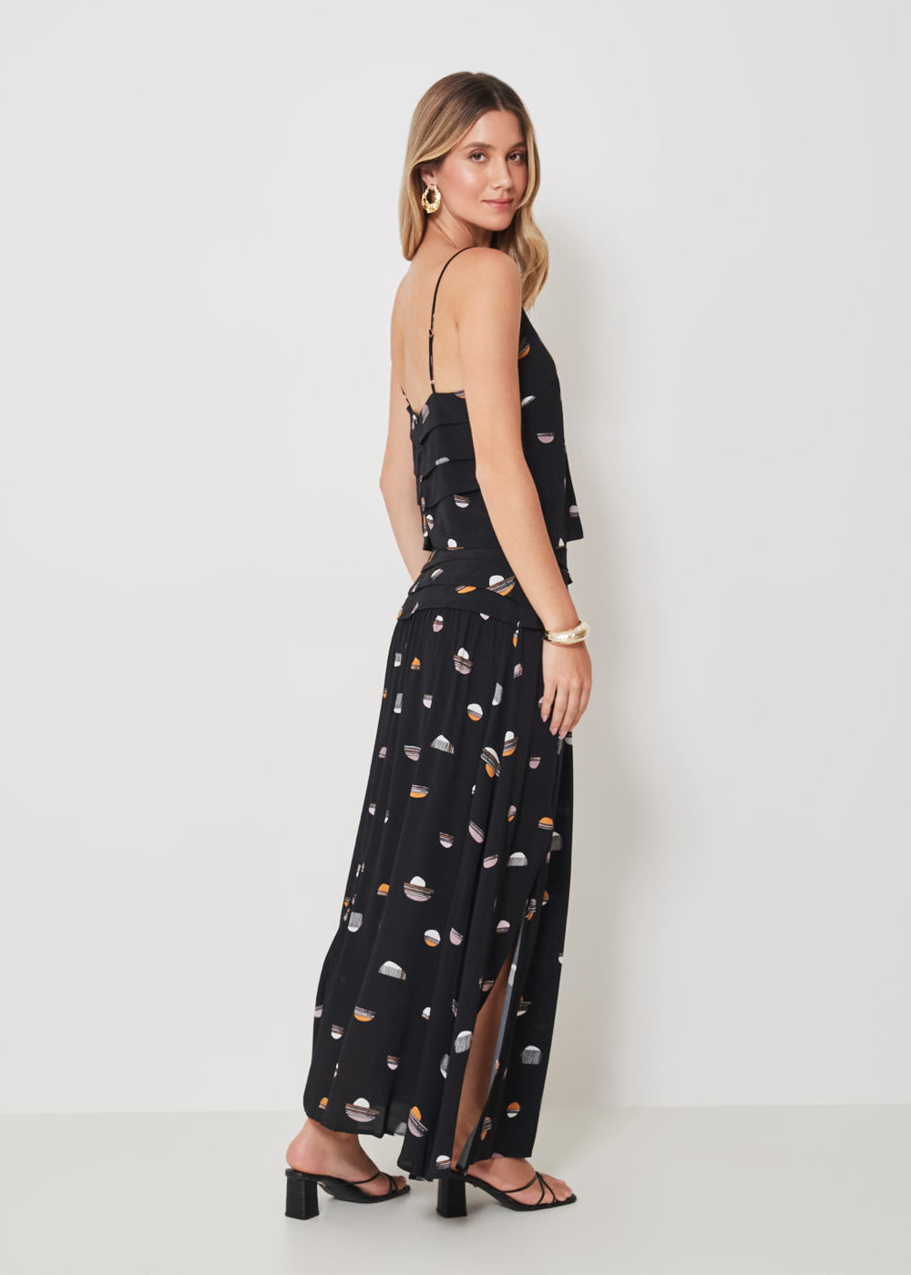 54.40.3407EST SAIA LONGUETE ESTAMPA NIGHT DOTS