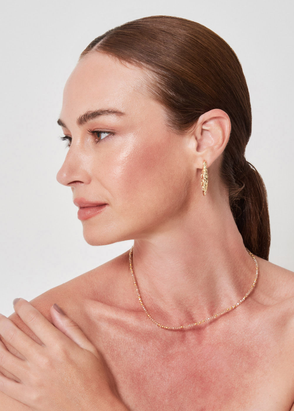 75.00.3402NUD COLAR CHOKER CRISTAIS