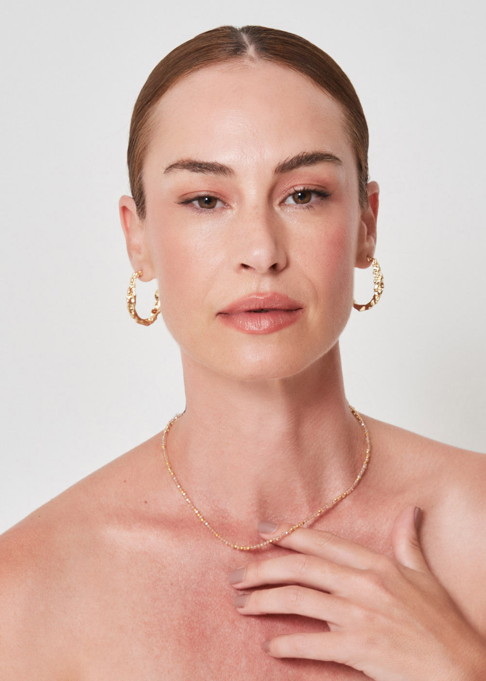 75.00.3402NUD COLAR CHOKER CRISTAIS