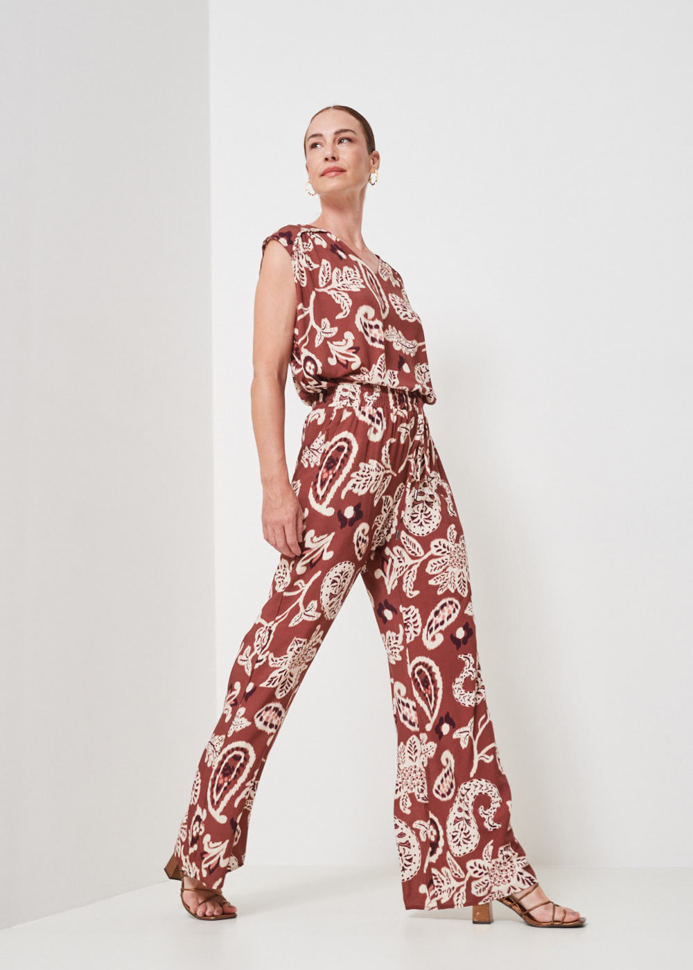 52.23.3404MAL CALÇA PANTALONA ESTAMPA SUMMER PAISLEY