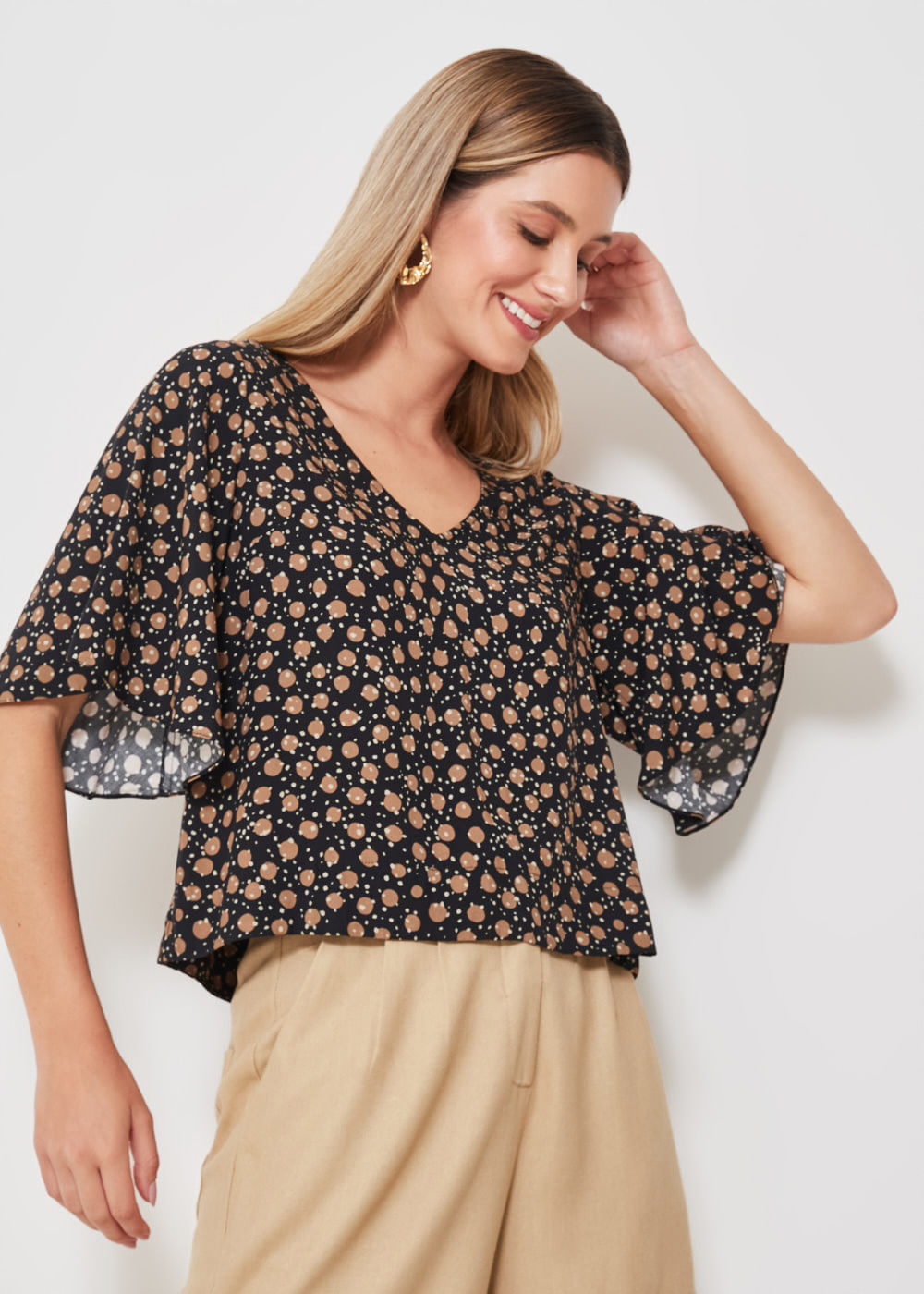 57.20.3408PTO BLUSA M/C ESTAMPA DUO POÁ