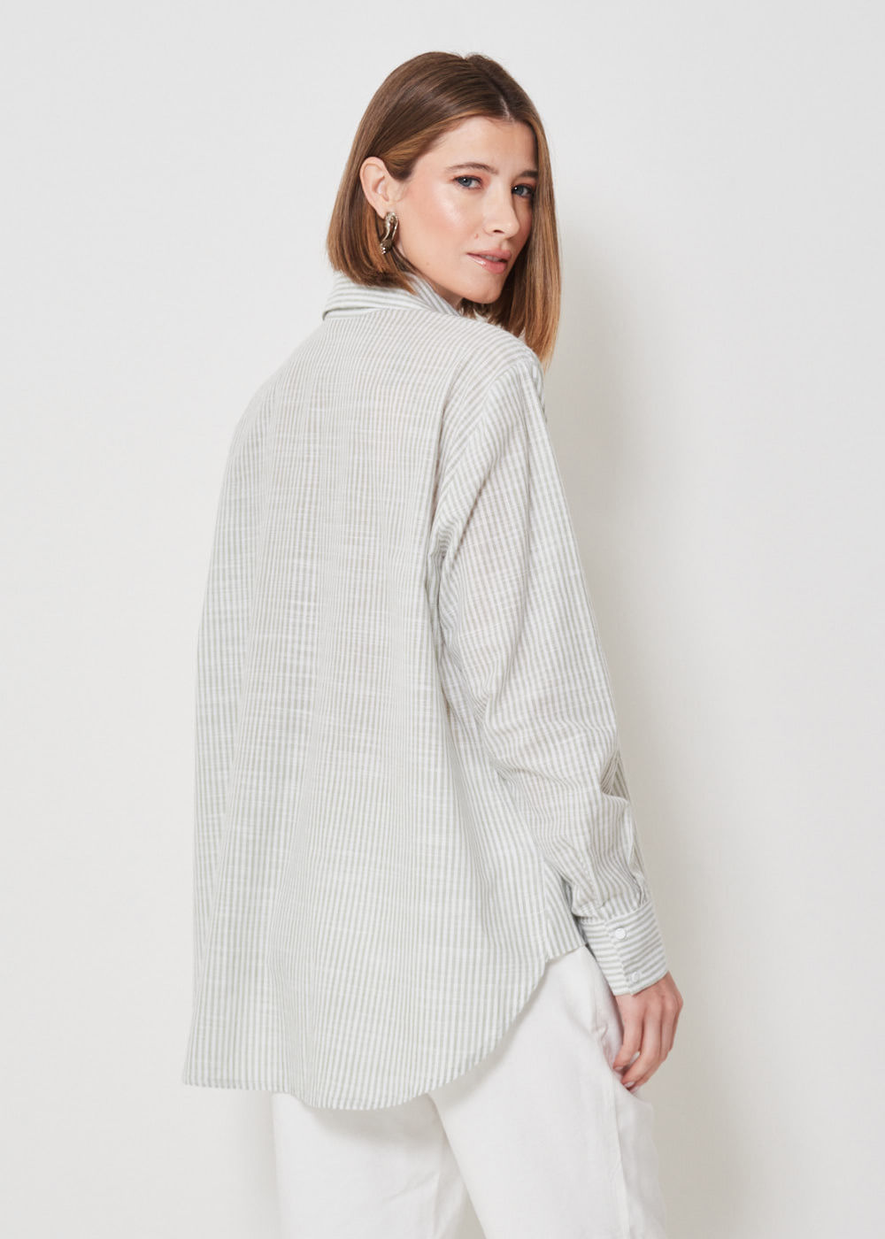 55.40.3405LIS CAMISA OVER SIZE LISTRADA