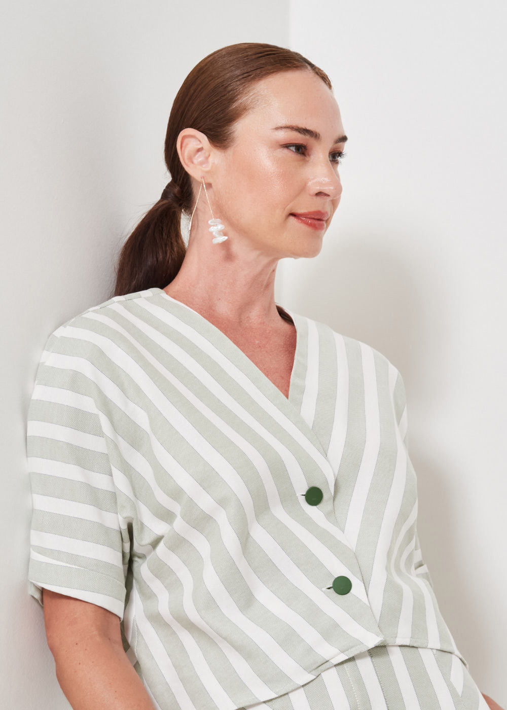 57.40.3405LIS BLUSA M/C LISTRADA