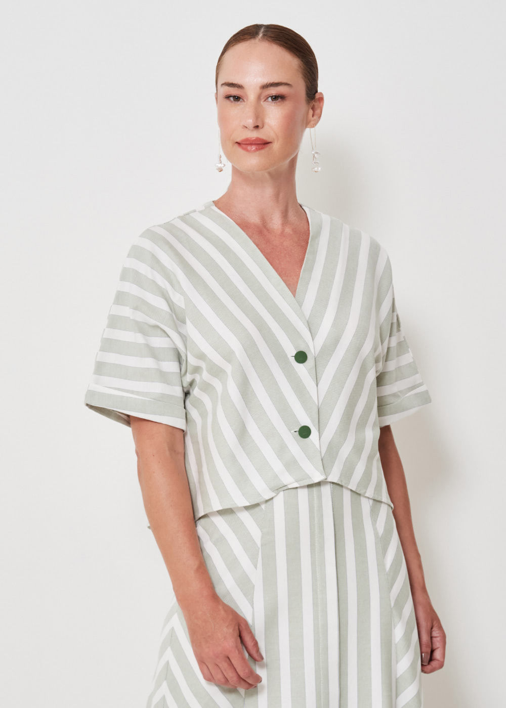 57.40.3405LIS BLUSA M/C LISTRADA