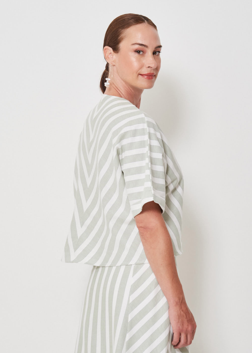 57.40.3405LIS BLUSA M/C LISTRADA