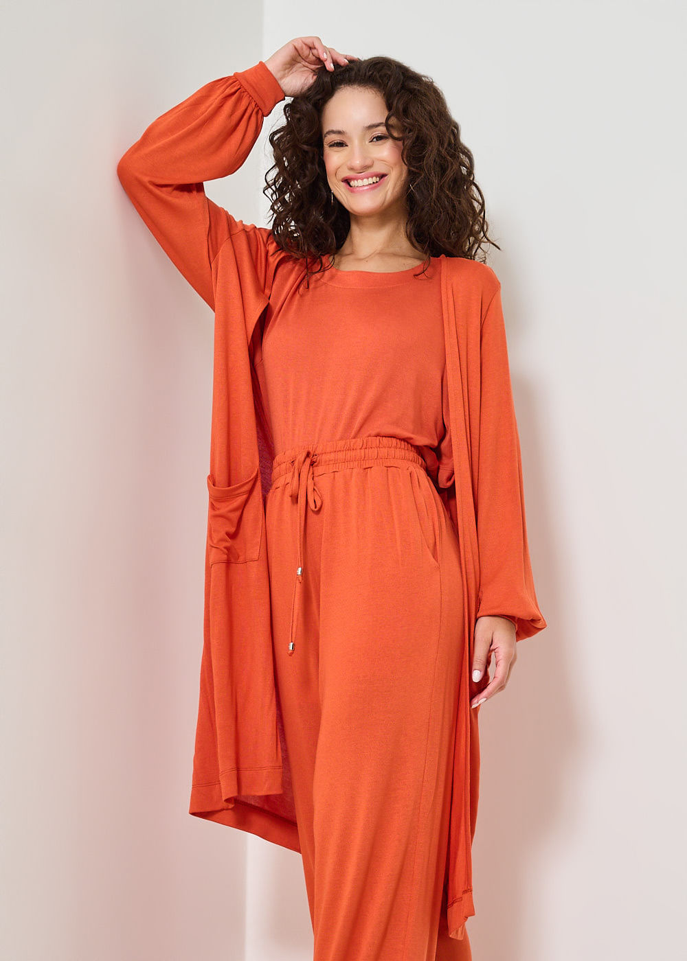 61.30.3401ABR CARDIGAN MALHA COM BOLSOS