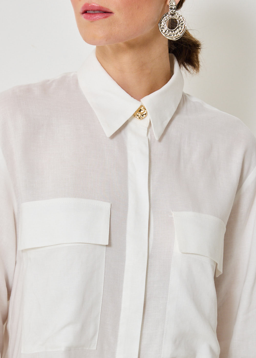 25.40.3403OFW CAMISA M/L COM BOLSOS - HIGHLINE