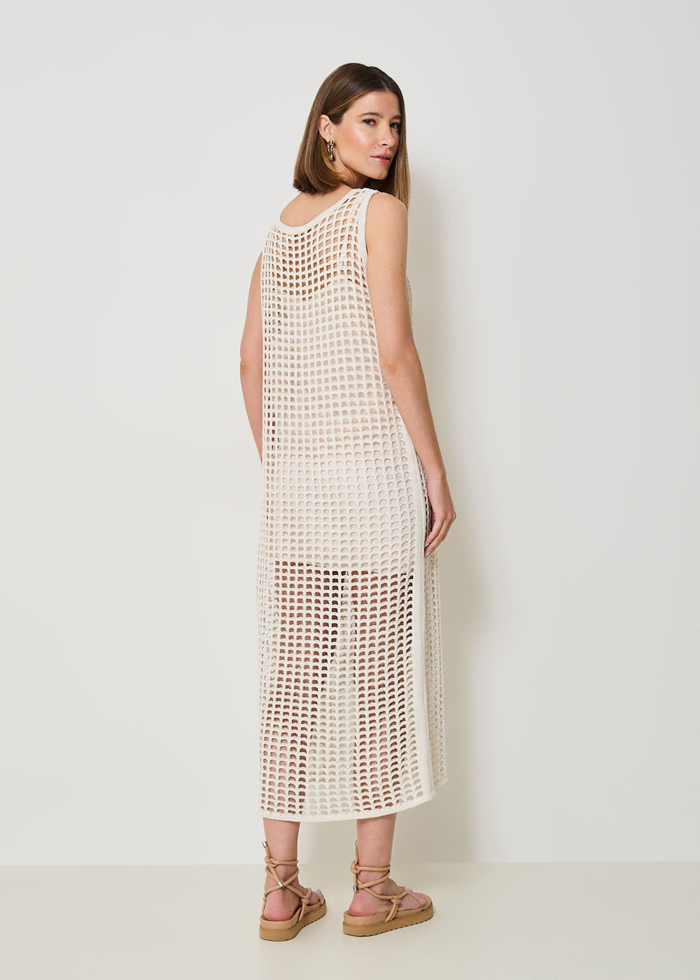 43.10.3401OFW VESTIDO MIDI TELA TRICOT ECOLÓGICO