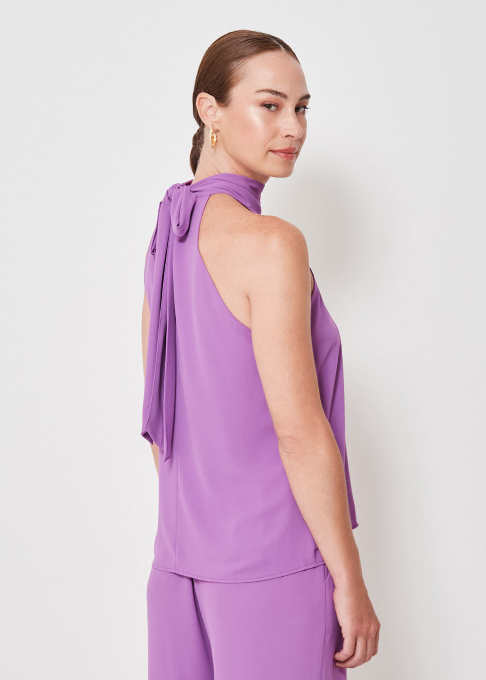 58.40.3410UVA REGATA CHIFFON HALTER NECK