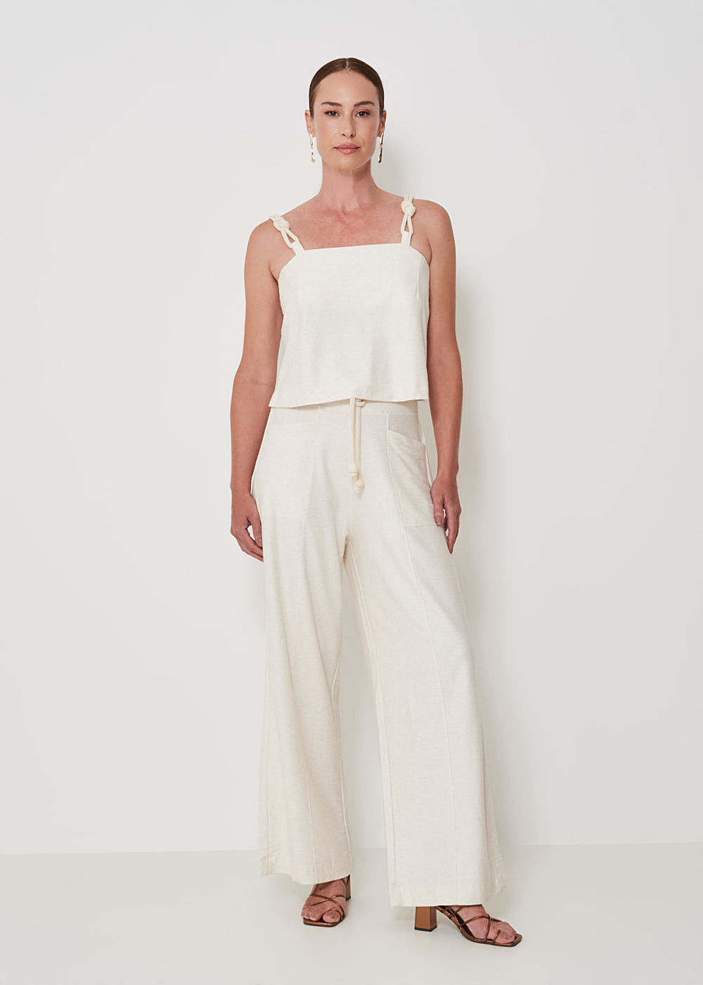 62.30.3403CRU CALÇA DE MALHA COM AMARRAÇÃO