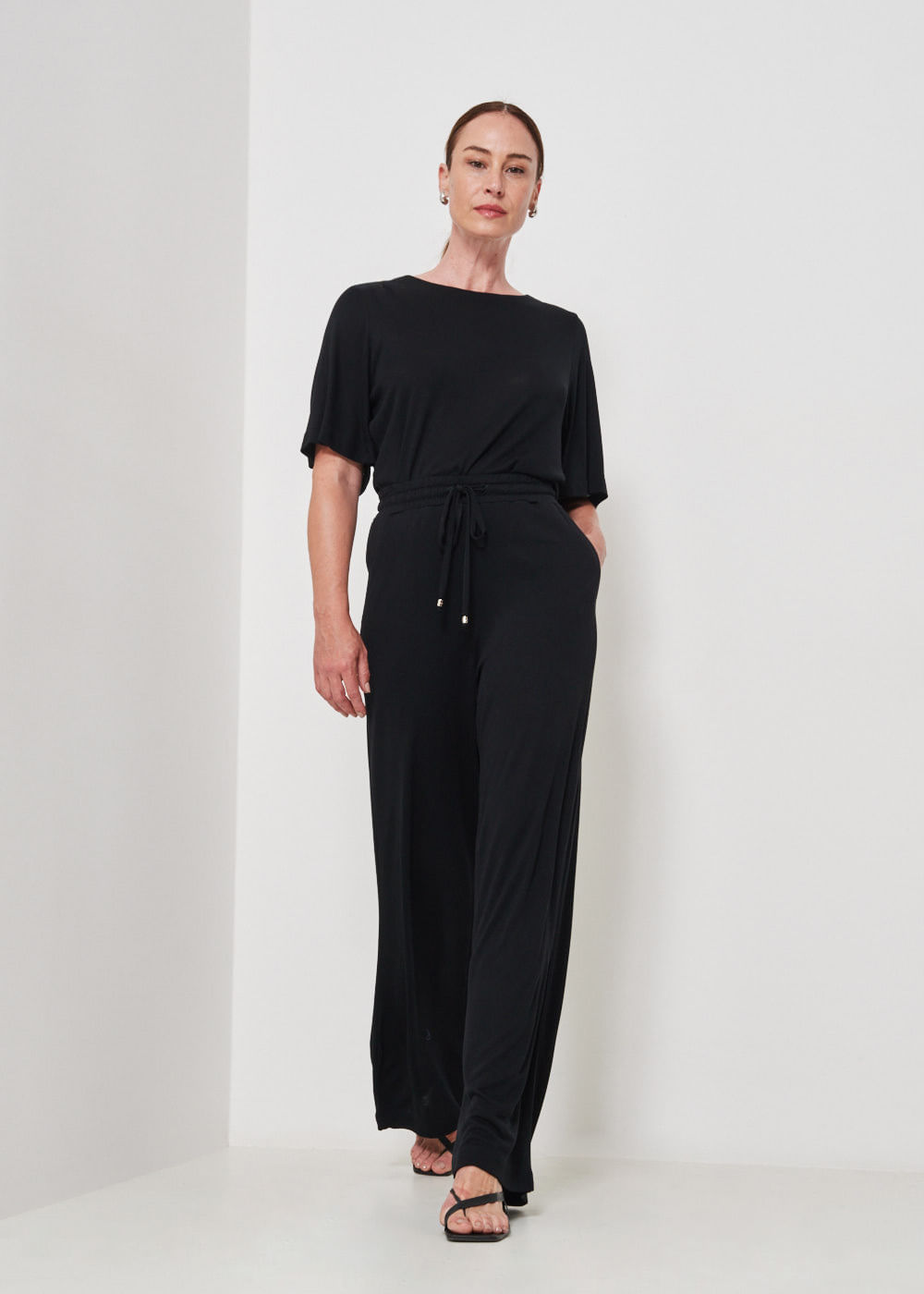 62.30.3405PTO CALÇA PANTALONA MALHA TRICOT