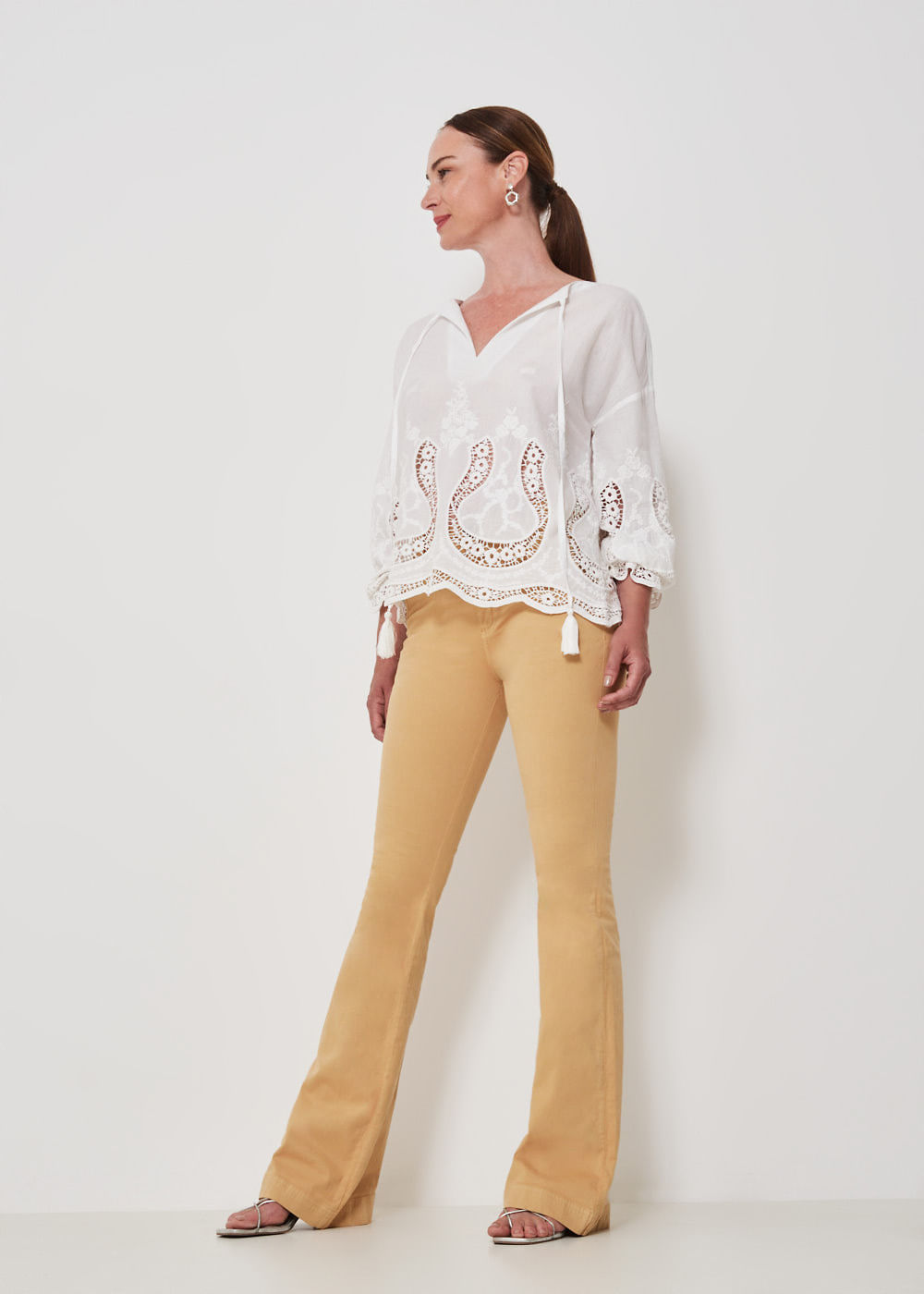 12.72.3401CML CALÇA SARJA FLARE