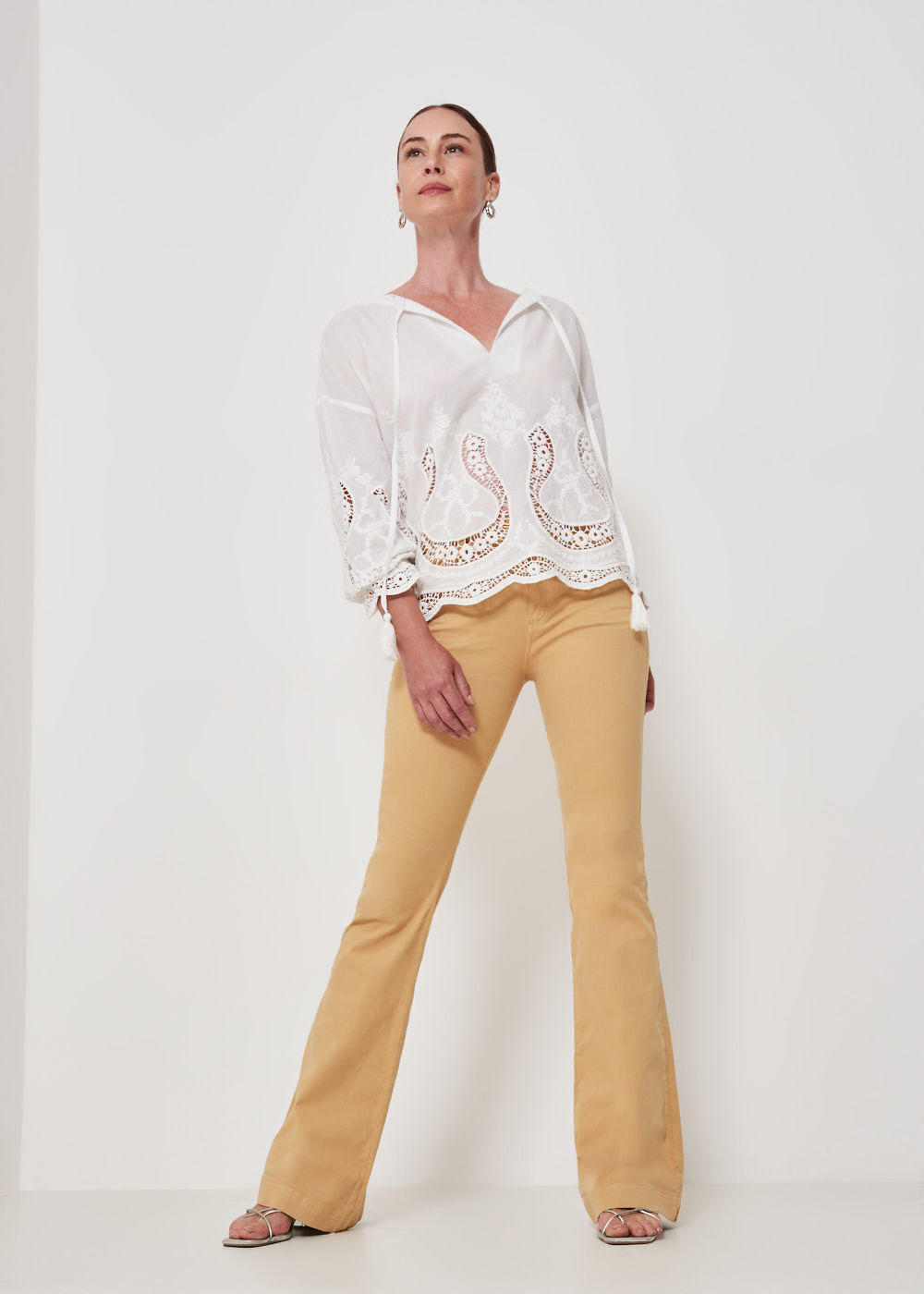 12.72.3401CML CALÇA SARJA FLARE
