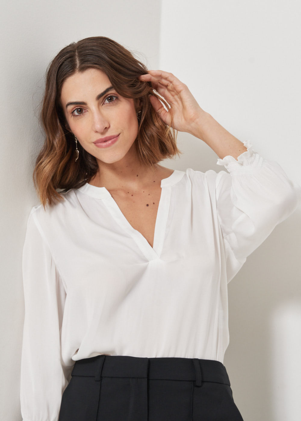 56.40.3409OFW BLUSA GOLA PADRE MANGA 3/4
