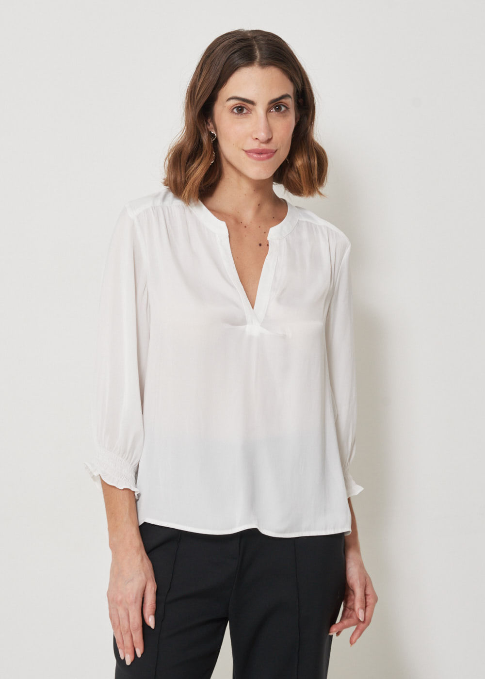 56.40.3409OFW BLUSA GOLA PADRE MANGA 3/4