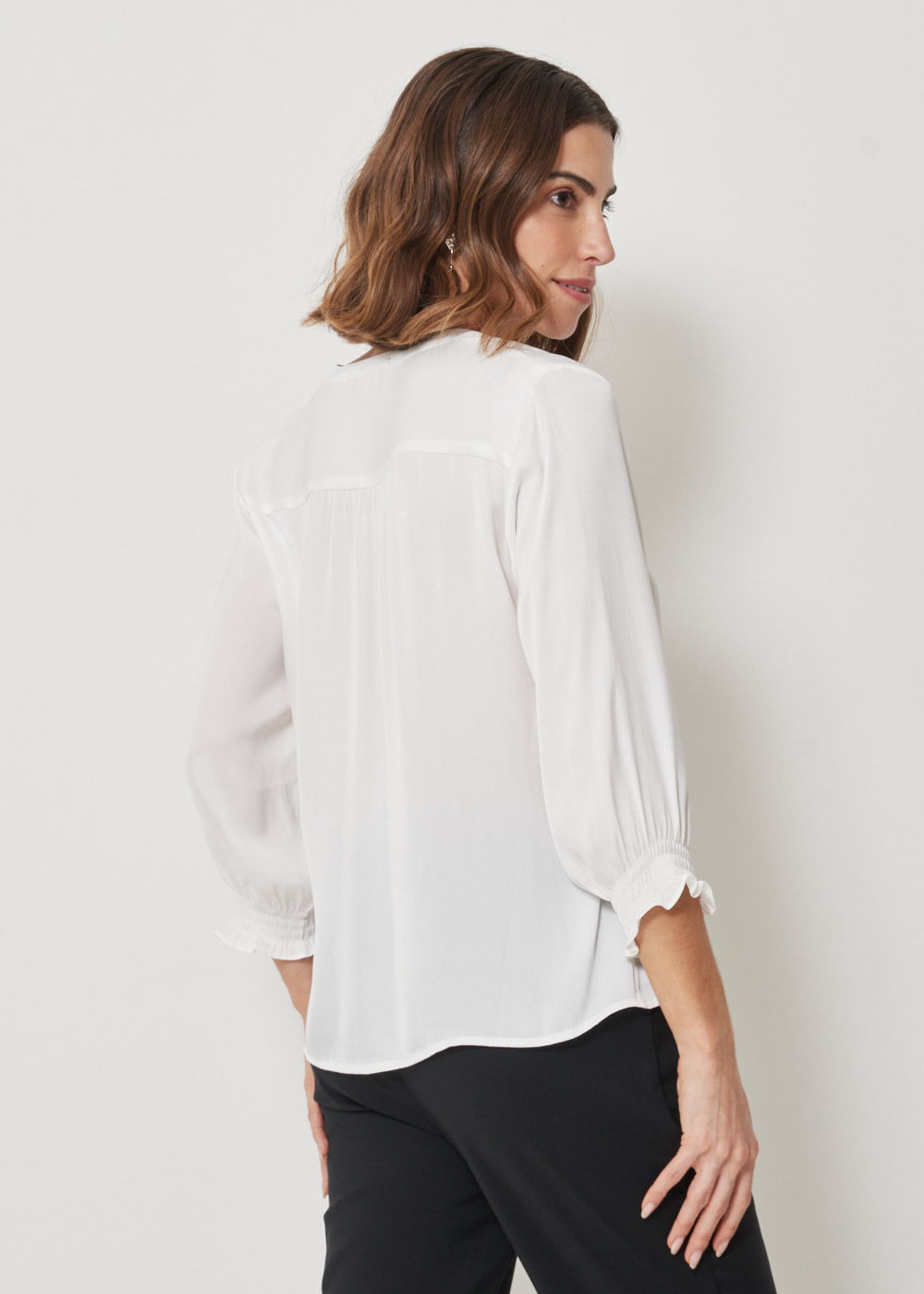 56.40.3409OFW BLUSA GOLA PADRE MANGA 3/4