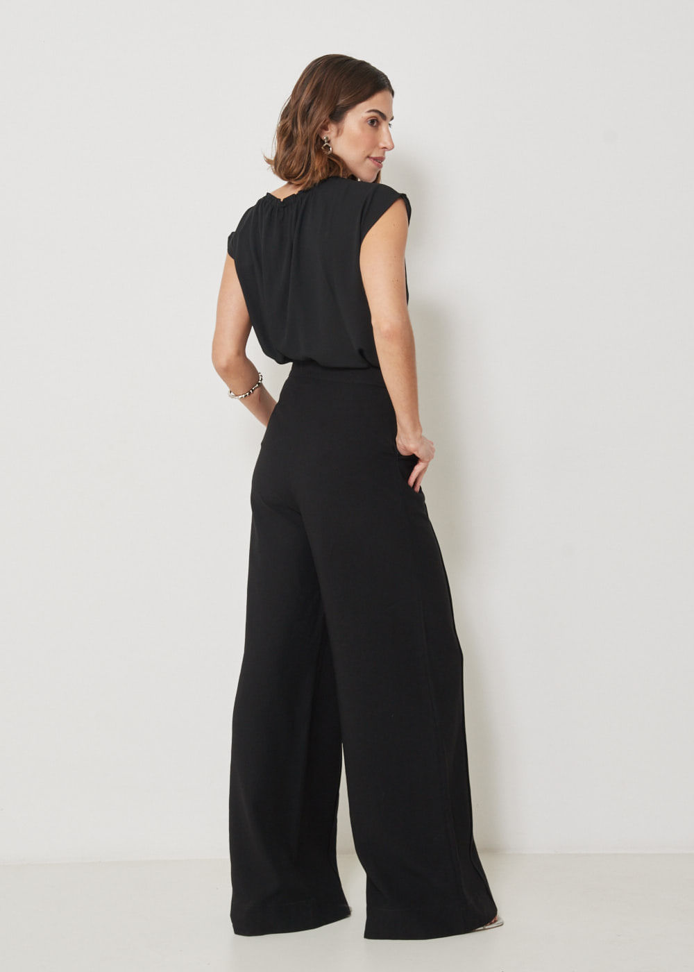 22.23.3401PTO CALÇA PANTALONA NERVURA DUPLA - HIGHLINE